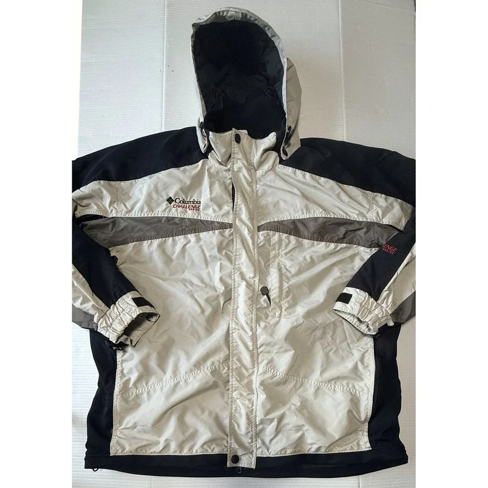 COLUMBIA Challenge Series - Men's 3-in-1 Hooded Winter Ski Jacket -‎ 2XL Tall
